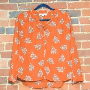 Blood Orange LOFT Blouse